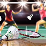 doubles speed badminton setup