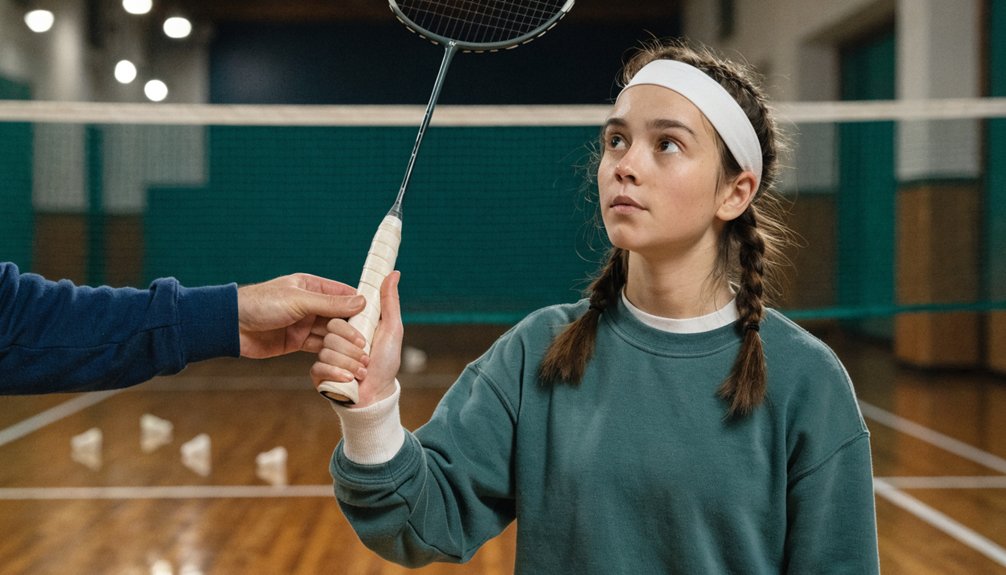 master the badminton grip