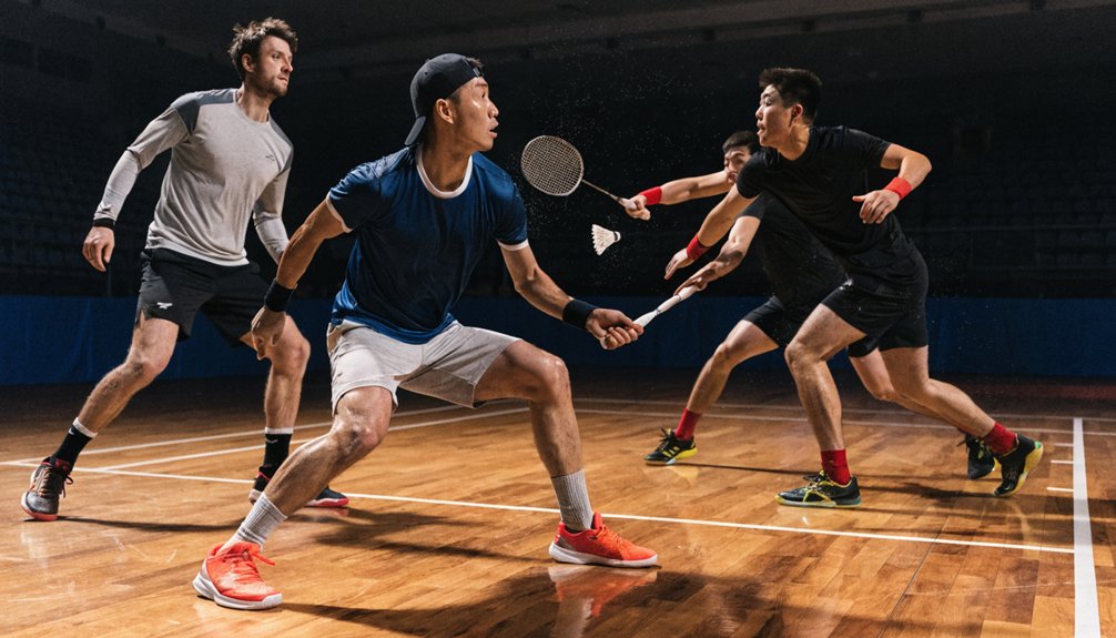synchronized doubles court awareness